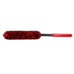 Universal Car Wheel Hub Cleaning Brush Flexible Long Handle Car Tire Detailing Brush Red