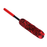 Universal Car Wheel Hub Cleaning Brush Flexible Long Handle Car Tire Detailing Brush Red