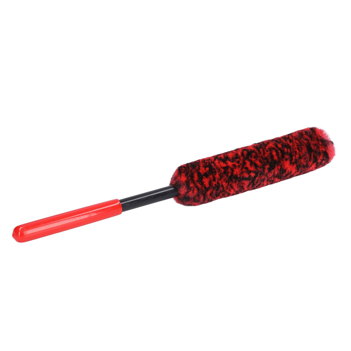 Universal Car Wheel Hub Cleaning Brush Flexible Long Handle Car Tire Detailing Brush Red