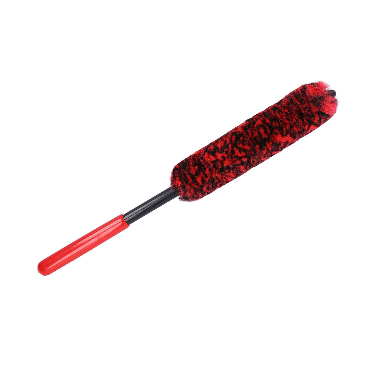 Universal Car Wheel Hub Cleaning Brush Flexible Long Handle Car Tire Detailing Brush Red