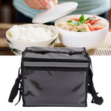 Food Delivery Bag Waterproof Multi Layer Design Large Capacity Cushioning Effect Internal Support Structure Backpack