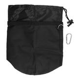 Foldable Grocery Basket Large Capacity Hook Design Closure Rope Simple Operation Storage Basket