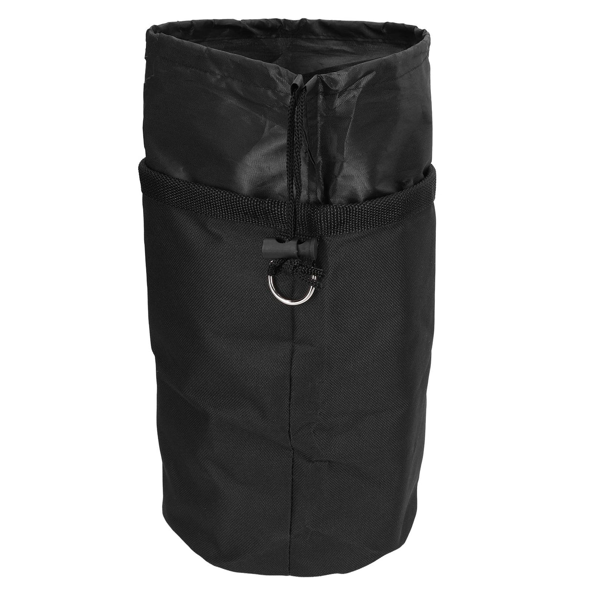 Foldable Grocery Basket Large Capacity Hook Design Closure Rope Simple Operation Storage Basket