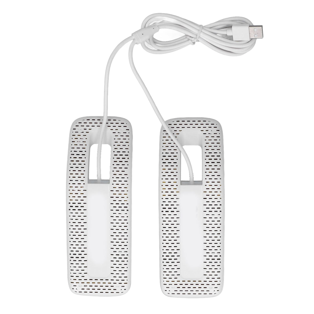 Shoe Deodorizer Dryer Portable USB Electric Shoes Dryer for Gloves Socks Jewelry Box White