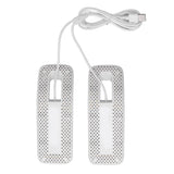 Shoe Deodorizer Dryer Portable USB Electric Shoes Dryer for Gloves Socks Jewelry Box White