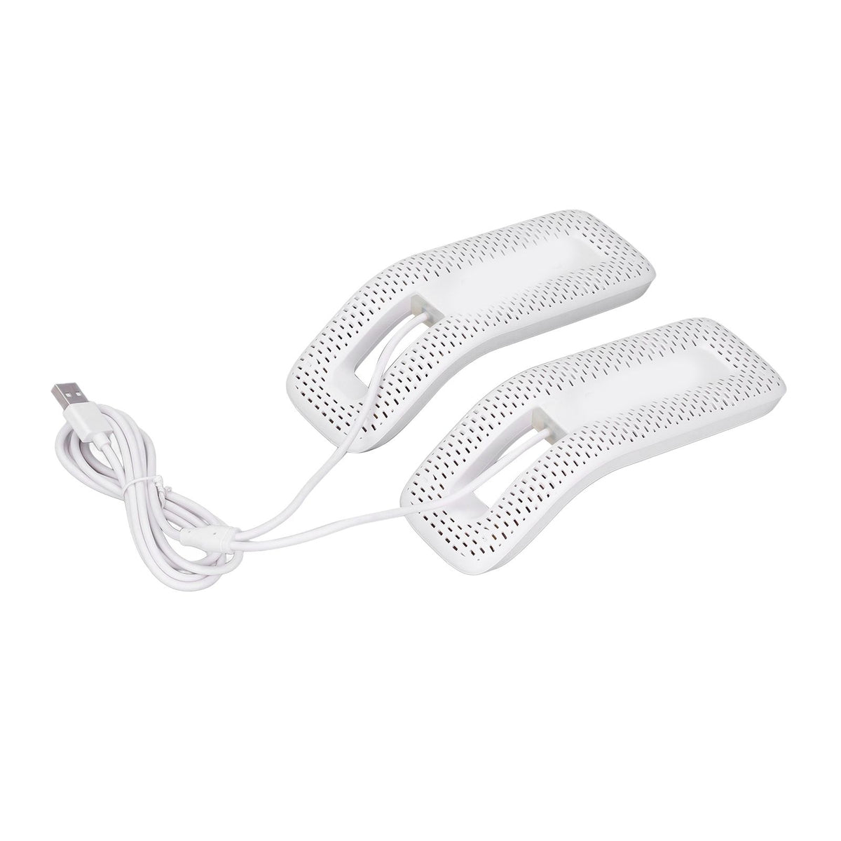 Shoe Deodorizer Dryer Portable USB Electric Shoes Dryer for Gloves Socks Jewelry Box White