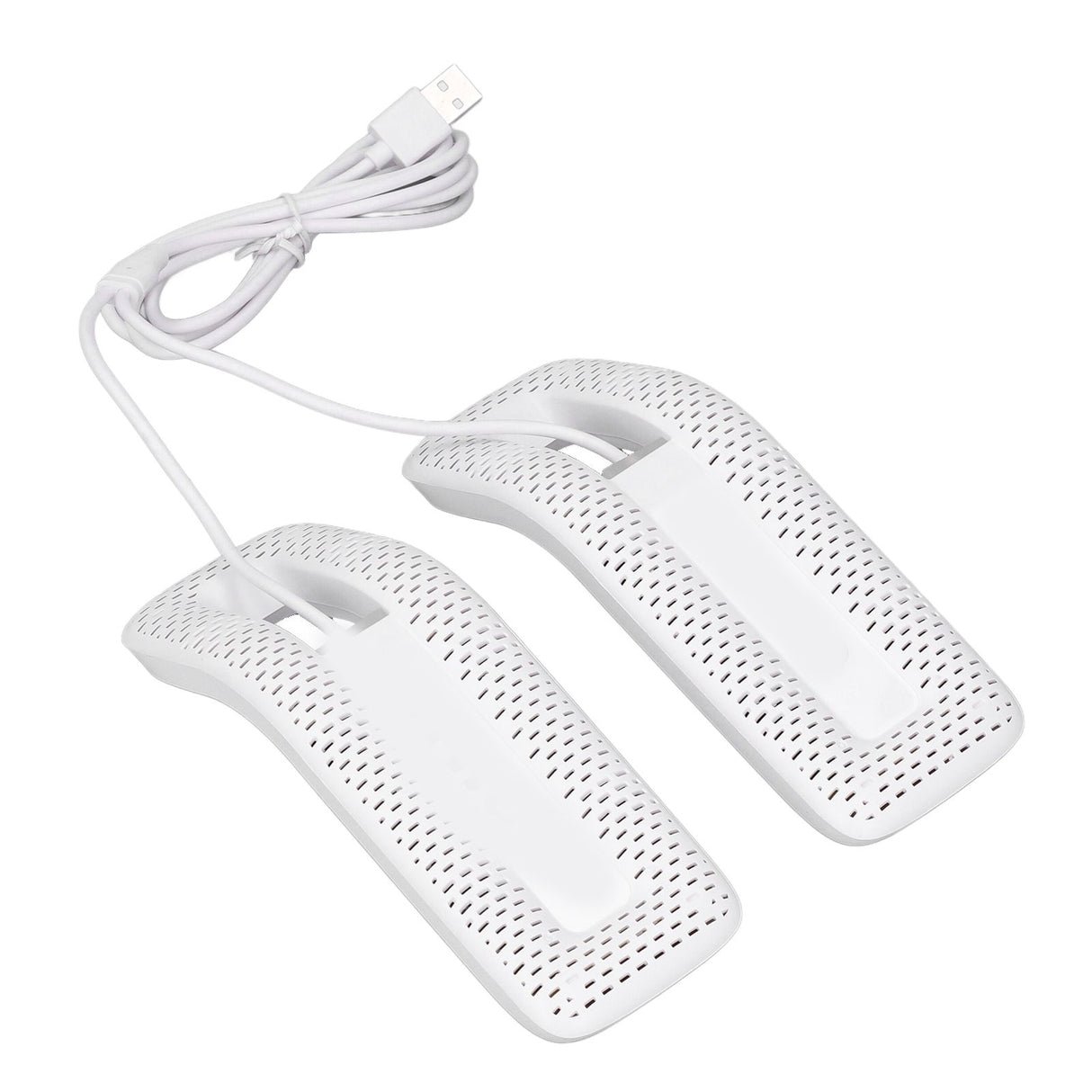 Shoe Deodorizer Dryer Portable USB Electric Shoes Dryer for Gloves Socks Jewelry Box White