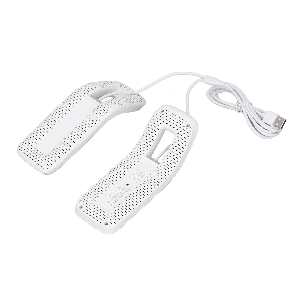 Shoe Deodorizer Dryer Portable USB Electric Shoes Dryer for Gloves Socks Jewelry Box White