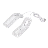 Shoe Deodorizer Dryer Portable USB Electric Shoes Dryer for Gloves Socks Jewelry Box White