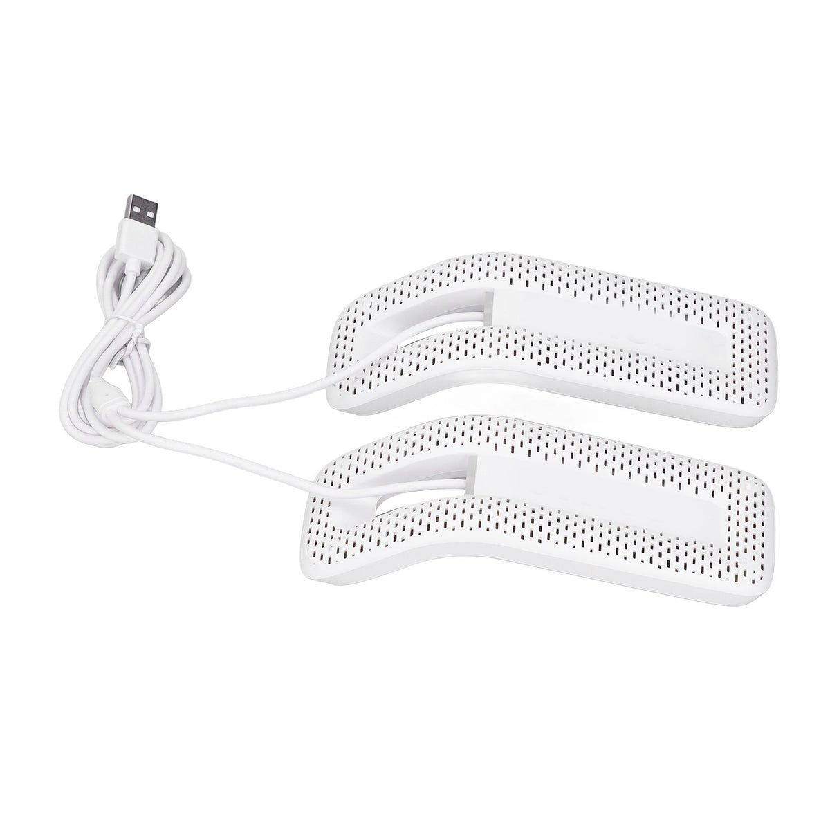 Shoe Deodorizer Dryer Portable USB Electric Shoes Dryer for Gloves Socks Jewelry Box White
