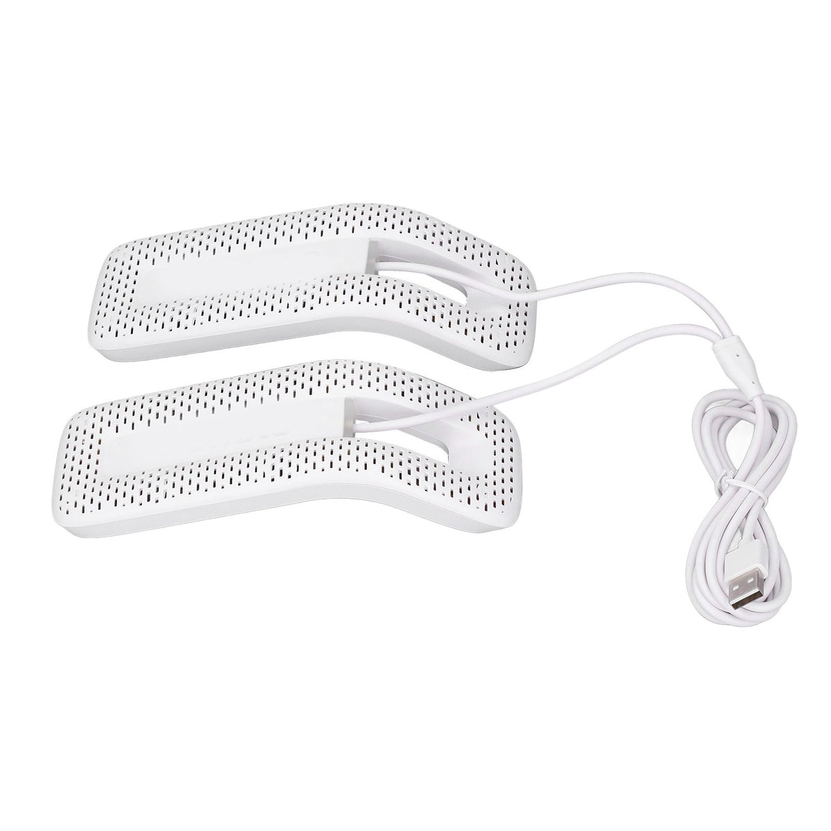 Shoe Deodorizer Dryer Portable USB Electric Shoes Dryer for Gloves Socks Jewelry Box White