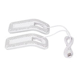Shoe Deodorizer Dryer Portable USB Electric Shoes Dryer for Gloves Socks Jewelry Box White - Rear View