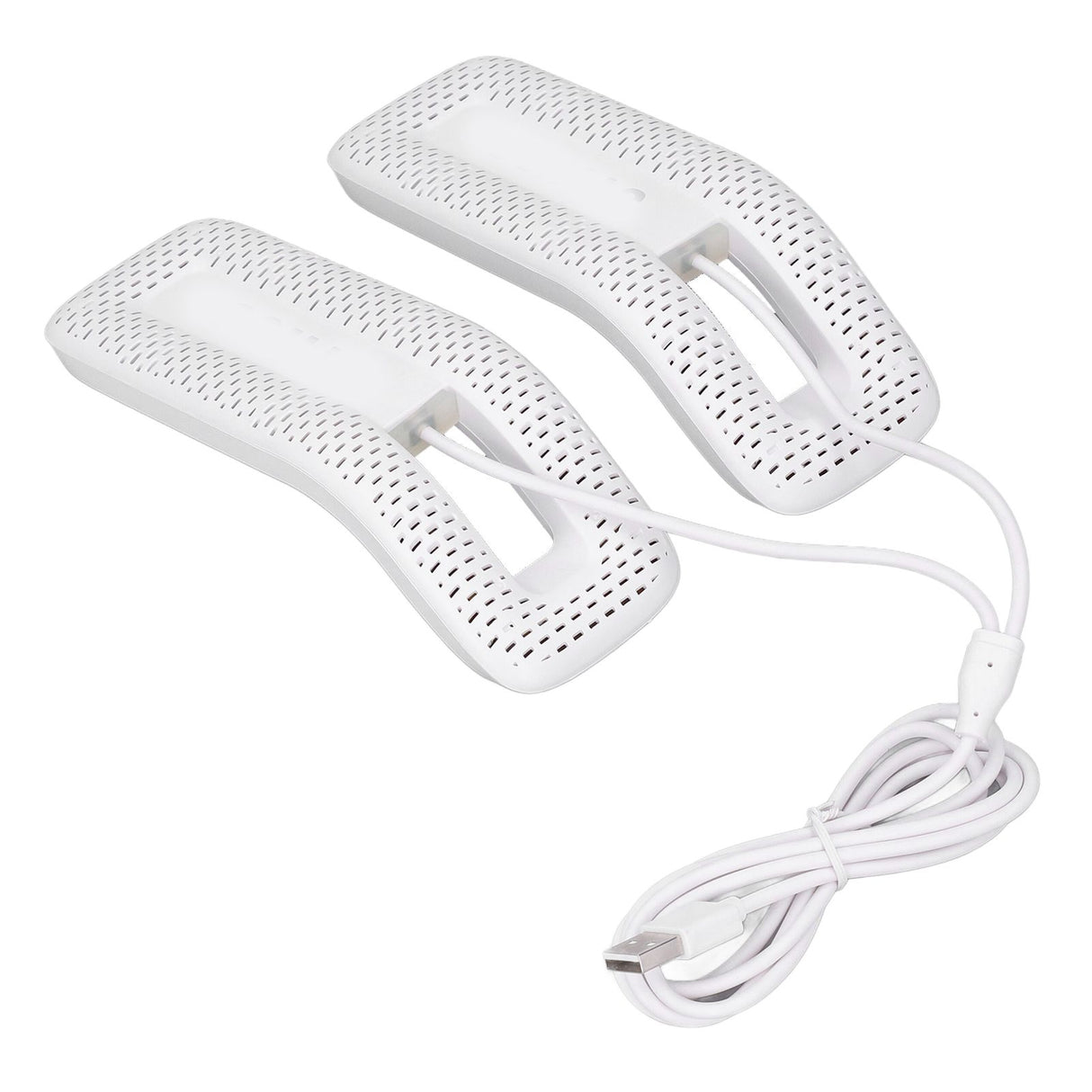 Shoe Deodorizer Dryer Portable USB Electric Shoes Dryer for Gloves Socks Jewelry Box White