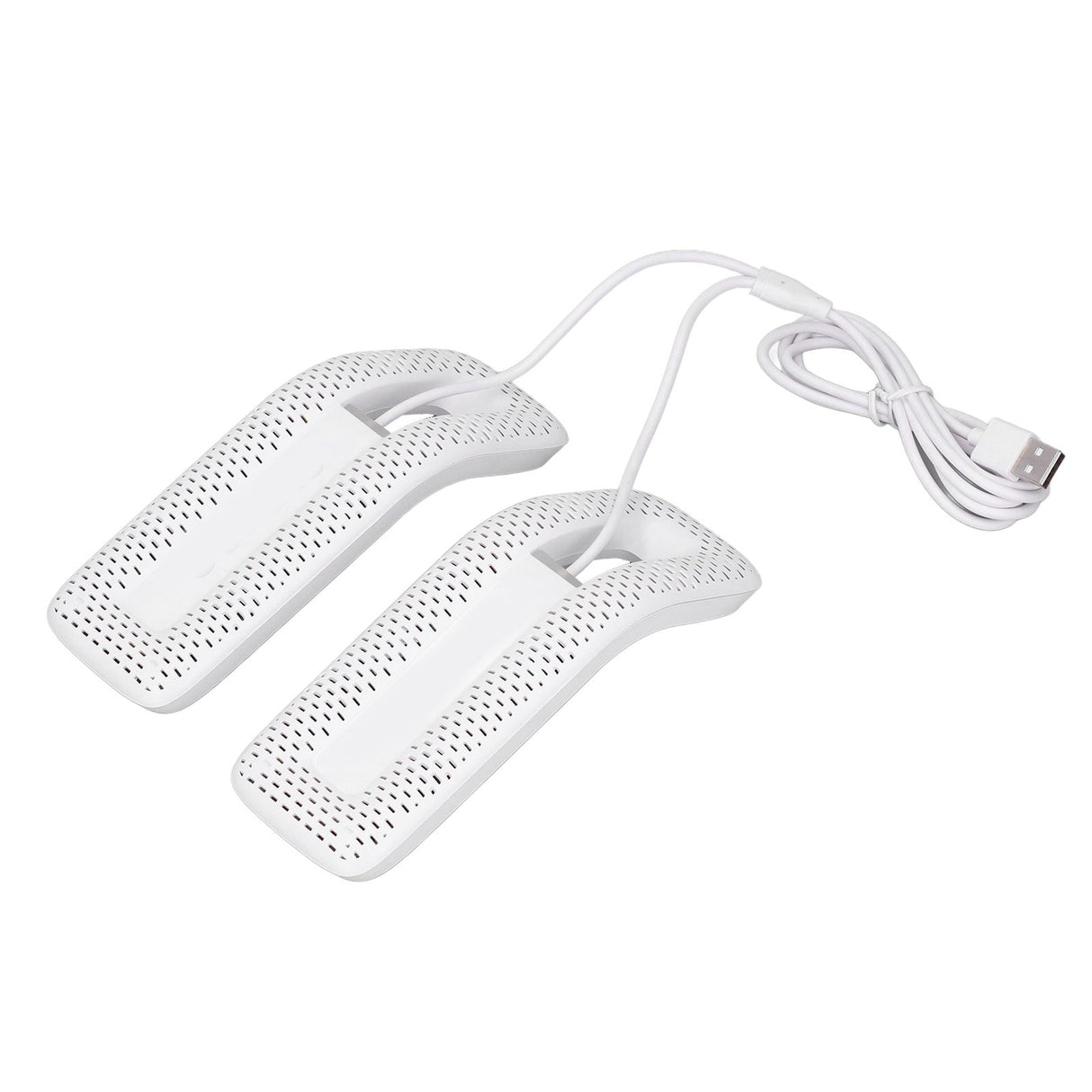 Shoe Deodorizer Dryer Portable USB Electric Shoes Dryer for Gloves Socks Jewelry Box White