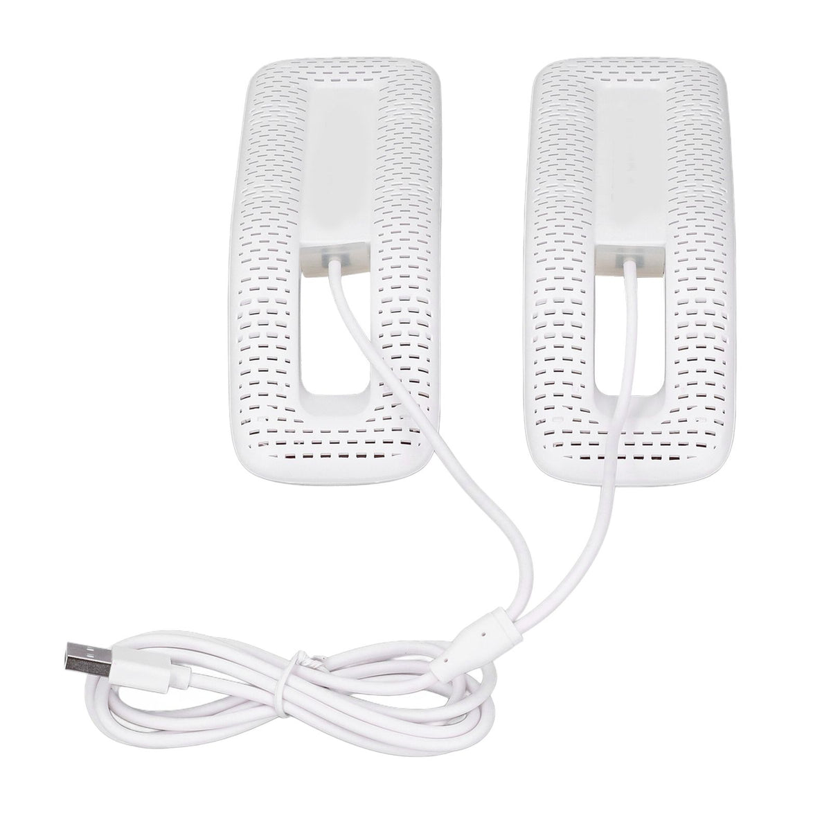 Shoe Deodorizer Dryer Portable USB Electric Shoes Dryer for Gloves Socks Jewelry Box White