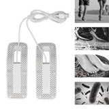 Shoe Deodorizer Dryer Portable USB Electric Shoes Dryer for Gloves Socks Jewelry Box White - Extra Image