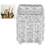 Makeup Brush Holder European Style Make Up Storage Cup for Bathroom Home Bedroom OfficeSilver - Extra Image