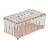 Tissues Box Gold Plating Process Fine Workmanship Simple Fashion Multi Purpose Tissue Storage BoxGold
