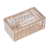 Tissues Box Gold Plating Process Fine Workmanship Simple Fashion Multi Purpose Tissue Storage BoxGold