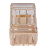 Tissues Box Gold Plating Process Fine Workmanship Simple Fashion Multi Purpose Tissue Storage BoxGold
