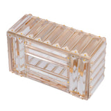 Tissues Box Gold Plating Process Fine Workmanship Simple Fashion Multi Purpose Tissue Storage BoxGold - Extra Image