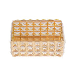 Tissue Box Holder Multifunctional Fashionable Design Exquisite Sturdy Durable Tissue HolderGold