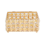 Tissue Box Holder Multifunctional Fashionable Design Exquisite Sturdy Durable Tissue HolderGold