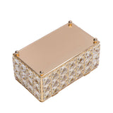 Tissue Box Holder Multifunctional Fashionable Design Exquisite Sturdy Durable Tissue HolderGold - Extra Image