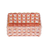 Tissue Box Holder Multifunctional Fashionable Design Exquisite Sturdy Durable Tissue HolderRose Gold