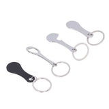 Aluminum Alloy Shopping Trolley Keychain Portable Alternative Shopping Trolley Keyring