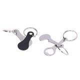 Aluminum Alloy Shopping Trolley Keychain Portable Alternative Shopping Trolley Keyring