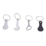Aluminum Alloy Shopping Trolley Keychain Portable Alternative Shopping Trolley Keyring