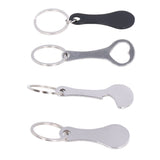 Aluminum Alloy Shopping Trolley Keychain Portable Alternative Shopping Trolley Keyring