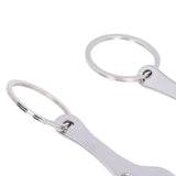 Aluminum Alloy Shopping Trolley Keychain Portable Alternative Shopping Trolley Keyring