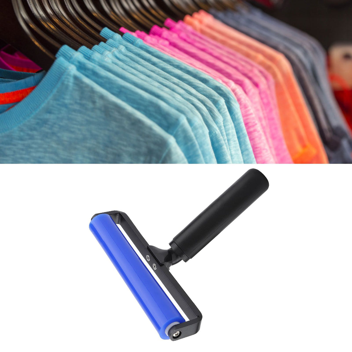 Dust Removal Roller Anti Static Cleaner Tool Silicone Roller Screen Film Roller for Household20.3cm / 8in