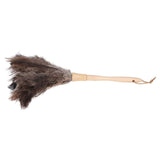 Feather Duster Light Weight Soft Long Handle Reusable Black Ostrich Feather Duster for Home Office Car