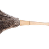 Feather Duster Light Weight Soft Long Handle Reusable Black Ostrich Feather Duster for Home Office Car - Extra Image