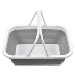 Foldable Picnic Basket Large Capacity Multifunctional Sturdy Handle Toy Storage Basket for Home Hiking Camping