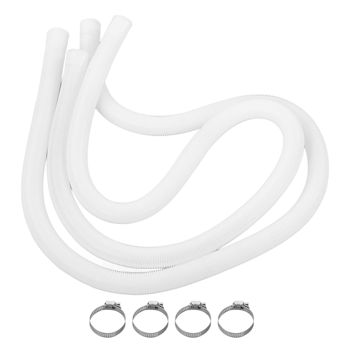 Pool Hose Adjustable Length Wear Resistant Preservative Pool Filter Pump Hose with Buckle for Swimming Pool