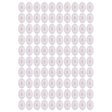 100Pcs Microphone Cover Dust Sweat Resistant Disposable Excellent Elasticity Reduce Noise Microphone CapsWhite Red Dot - 45-Degree Angle