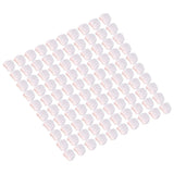 100Pcs Microphone Cover Dust Sweat Resistant Disposable Excellent Elasticity Reduce Noise Microphone CapsWhite Red Dot - Extra Image