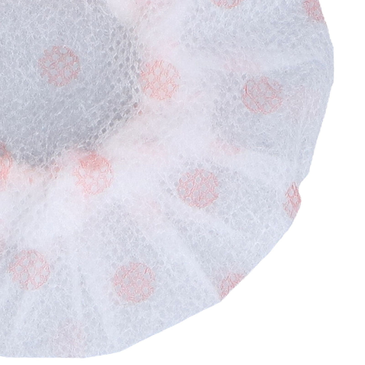 100Pcs Microphone Cover Dust Sweat Resistant Disposable Excellent Elasticity Reduce Noise Microphone CapsWhite Red Dot