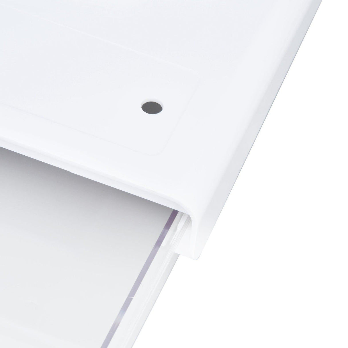 Acrylic Drawer Storage Concealed Acrylic Drawer Storage Holder with 3 Pastes for Home OfficeL