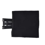 Foraging Bag Canvas Foldable Portable Thick Unique Simple Appearance Belt Fruit Picking Pouch for Outdoor CampingBlack - Side View