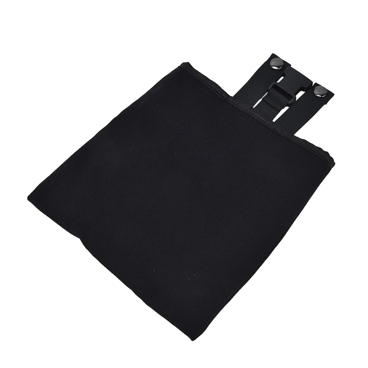 Foraging Bag Canvas Foldable Portable Thick Unique Simple Appearance Belt Fruit Picking Pouch for Outdoor CampingBlack