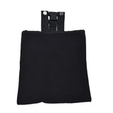 Foraging Bag Canvas Foldable Portable Thick Unique Simple Appearance Belt Fruit Picking Pouch for Outdoor CampingBlack