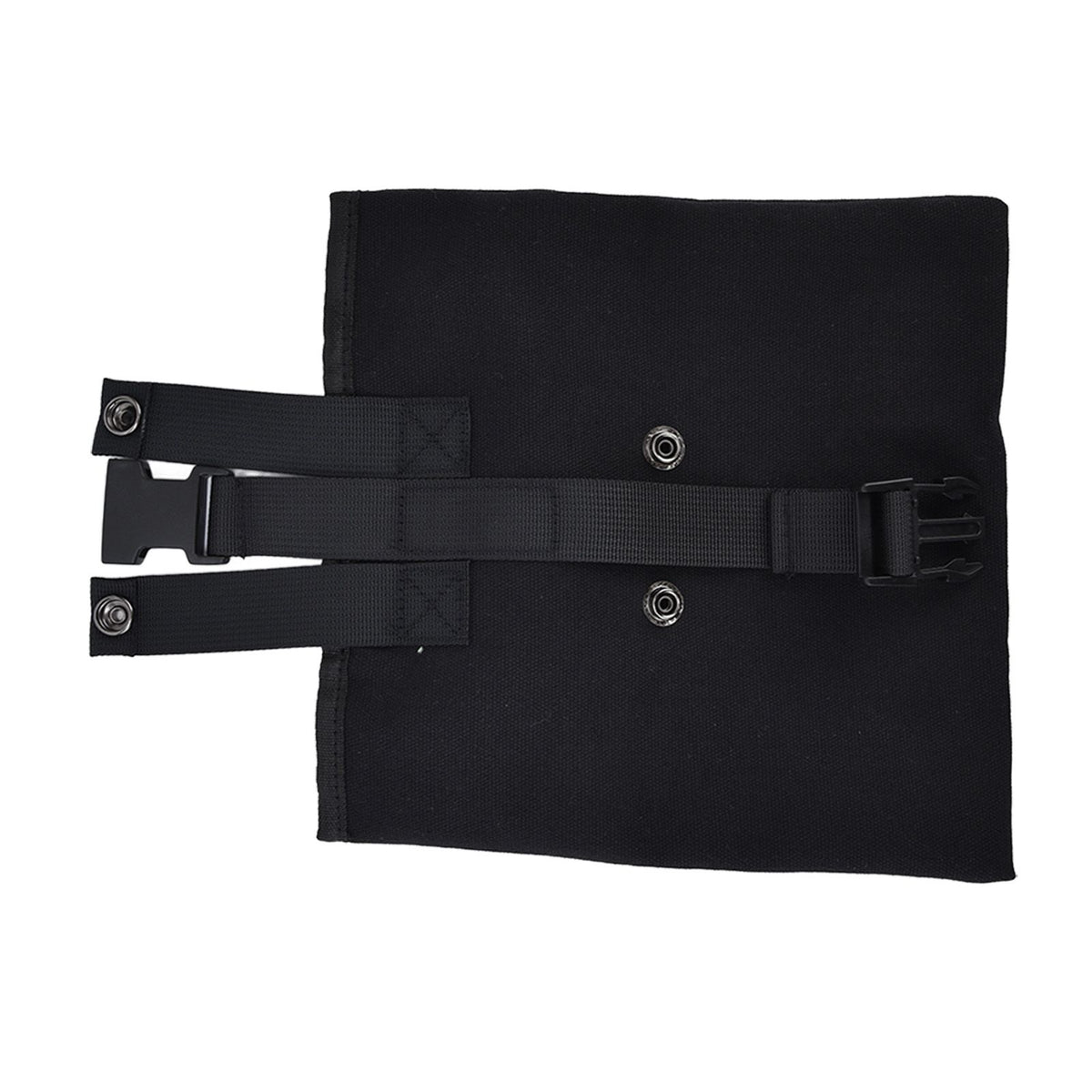 Foraging Bag Canvas Foldable Portable Thick Unique Simple Appearance Belt Fruit Picking Pouch for Outdoor CampingBlack