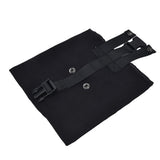 Foraging Bag Canvas Foldable Portable Thick Unique Simple Appearance Belt Fruit Picking Pouch for Outdoor CampingBlack - Extra Image