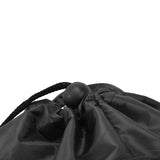 Foraging Bag Canvas Foldable Portable Thick Unique Simple Appearance Belt Fruit Picking Pouch for Outdoor CampingBlack