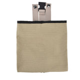 Foraging Bag Canvas Foldable Portable Thick Unique Simple Appearance Belt Fruit Picking Pouch for Outdoor CampingKhaki